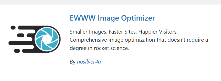 EWWW Image Optimizerのインストール画面