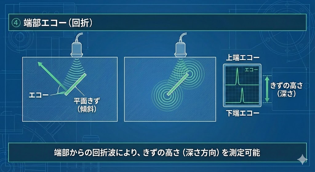 端部エコーの原理